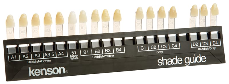 Tooth Shade Conversion Chart